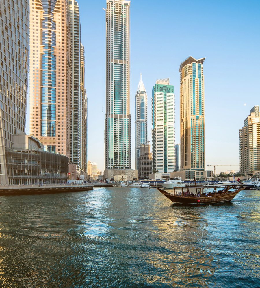 skyscrapers in Dubai Marina